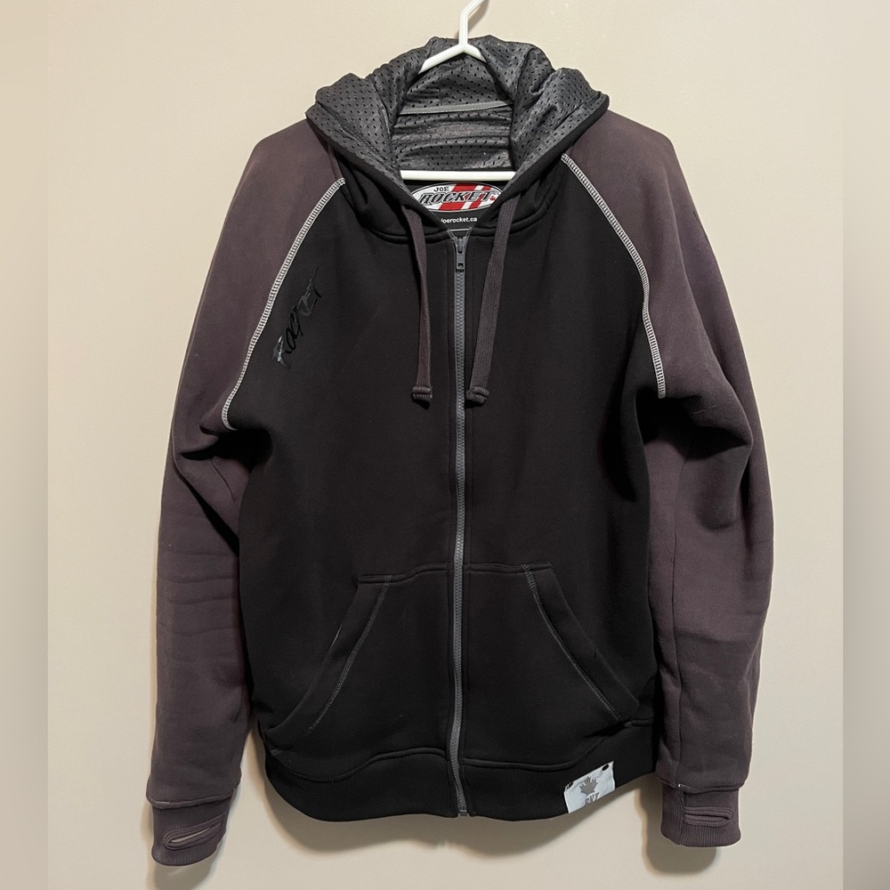 Joe Rocket Hardcore Canadian Armoured Motorcycle Hoodie, size L